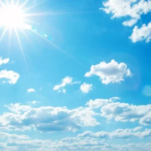 Calm, Serene State with Cloud Imagery